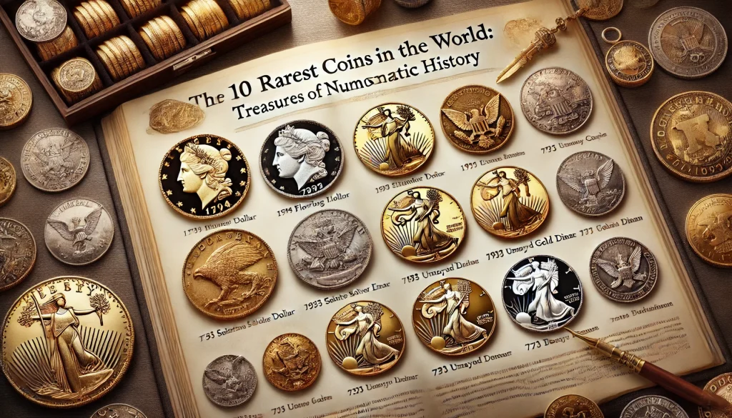 The 10 Rarest Coins in the World: Treasures of Numismatic History