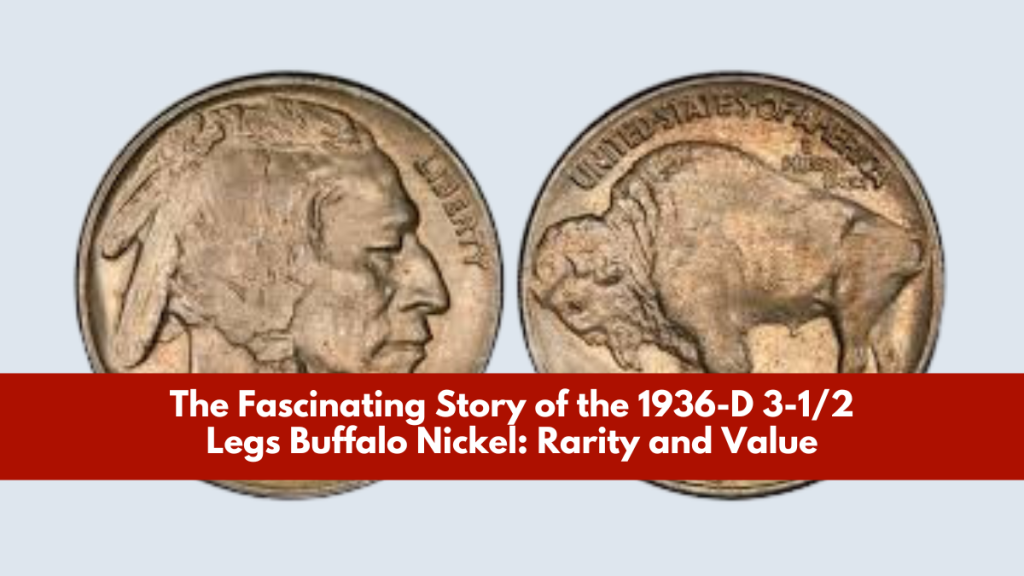 The Fascinating Story of the 1936-D 3-1/2 Legs Buffalo Nickel: Rarity and Value