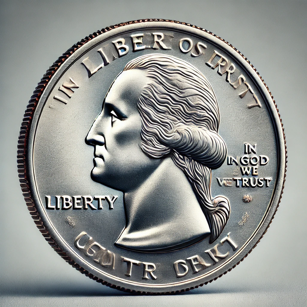 This image has an empty alt attribute; its file name is DALLE-2024-09-05-10.08.27-A-highly-detailed-image-of-a-U.S.-quarter-coin.-The-front-obverse-features-a-side-profile-of-George-Washington-with-fine-details-in-his-facial-feat.webp