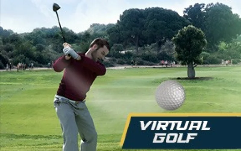 Virtual golf on the Melbet website offers realistic golf matches that you can bet on.