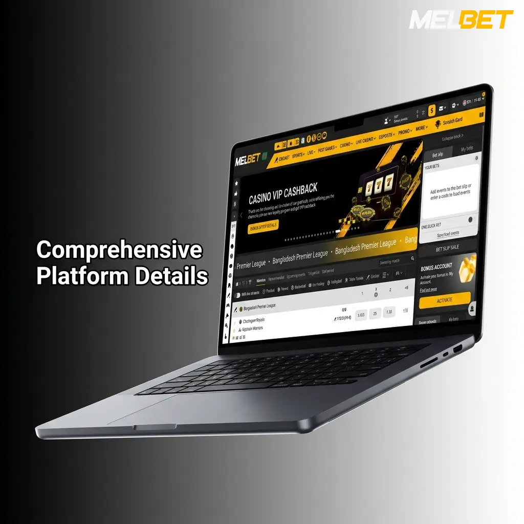 Visual overview displaying comprehensive platform details, key features, and specifications.