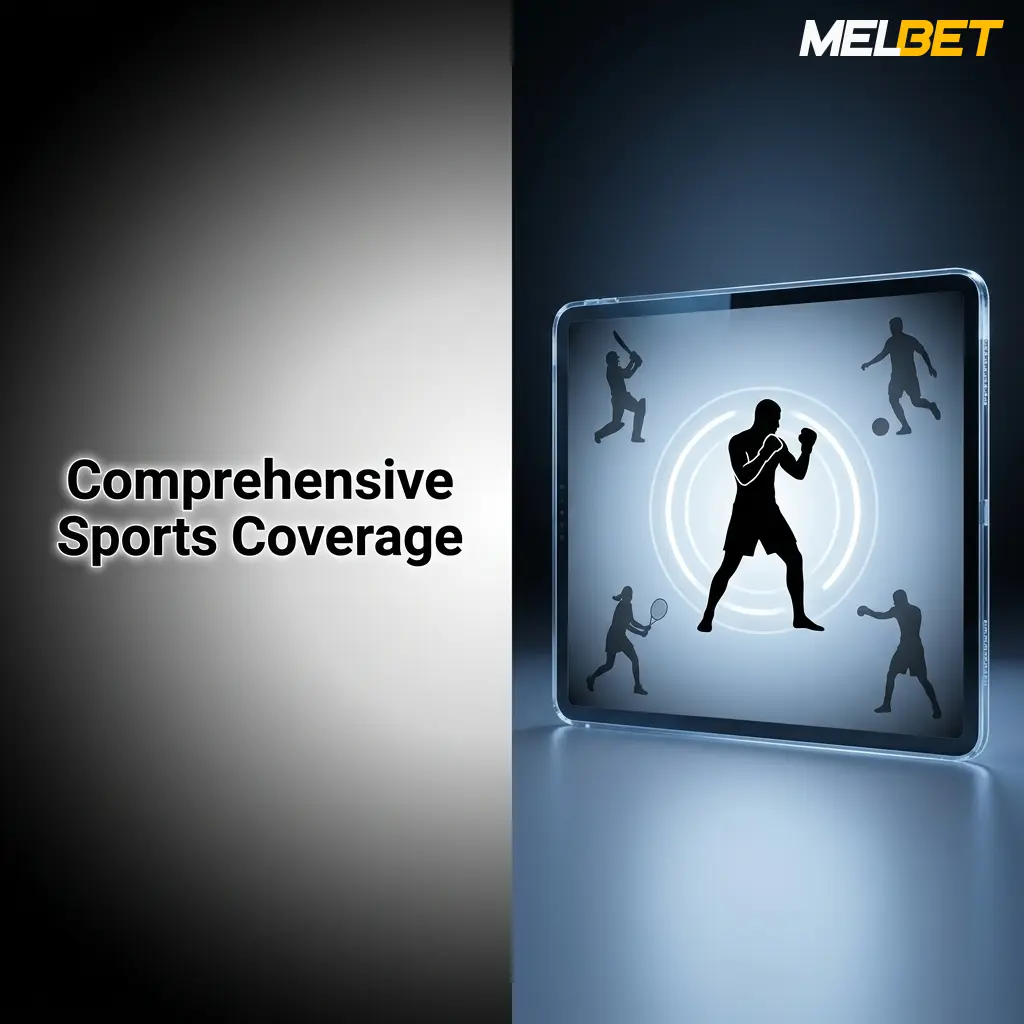 Montage of various athletic events and sports equipment representing comprehensive sports coverage.
